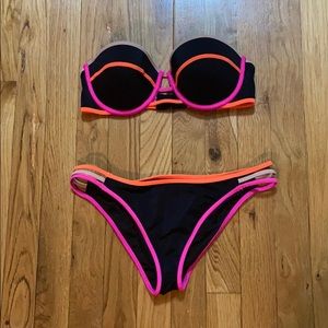 3/$20 Black strapless bikini